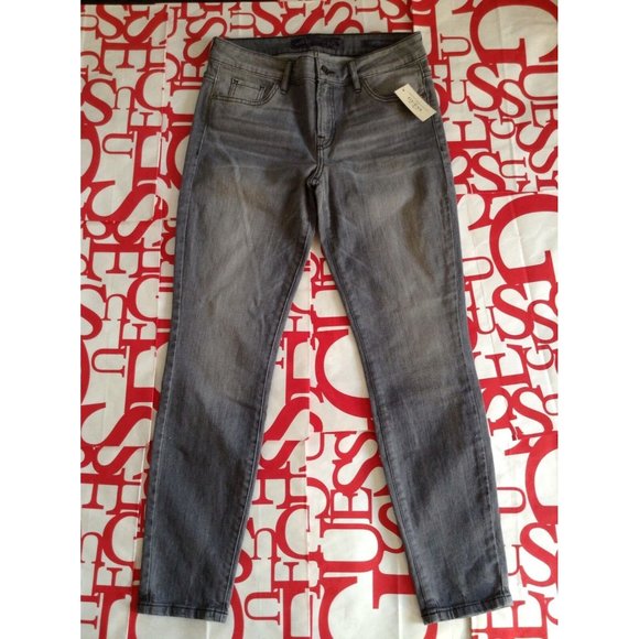 Guess Power Curvy Skinny Mid Rise Jeans Whirlwind Wash Regular Inseam Size 24 - Picture 8 of 12